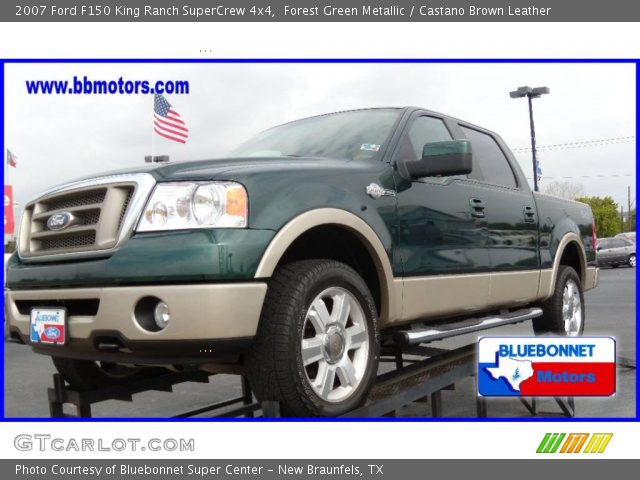 2007 Ford F150 King Ranch SuperCrew 4x4 in Forest Green Metallic