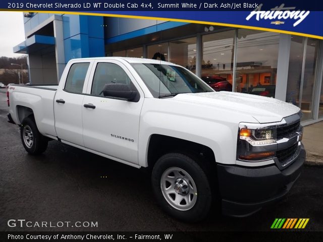 2019 Chevrolet Silverado LD WT Double Cab 4x4 in Summit White