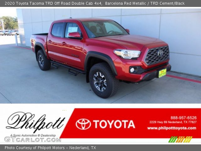 2020 Toyota Tacoma TRD Off Road Double Cab 4x4 in Barcelona Red Metallic