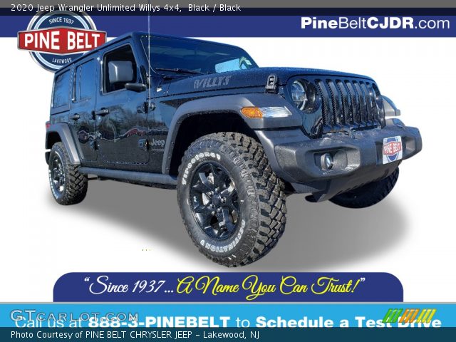 2020 Jeep Wrangler Unlimited Willys 4x4 in Black