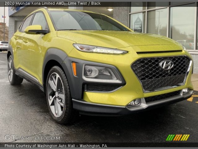 2020 Hyundai Kona Limited AWD in Lime Twist