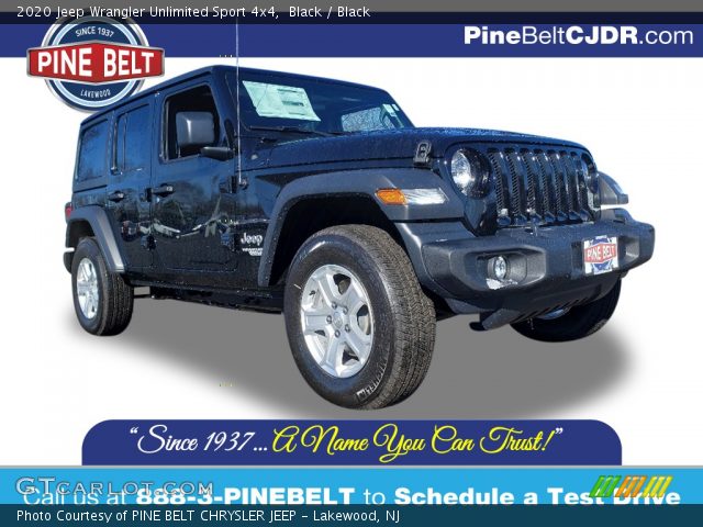 2020 Jeep Wrangler Unlimited Sport 4x4 in Black