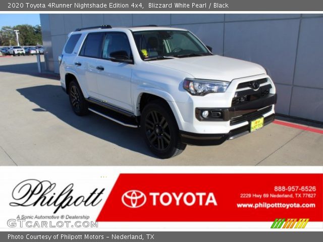 2020 Toyota 4Runner Nightshade Edition 4x4 in Blizzard White Pearl