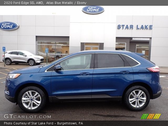 2020 Ford Edge SEL AWD in Atlas Blue Metallic