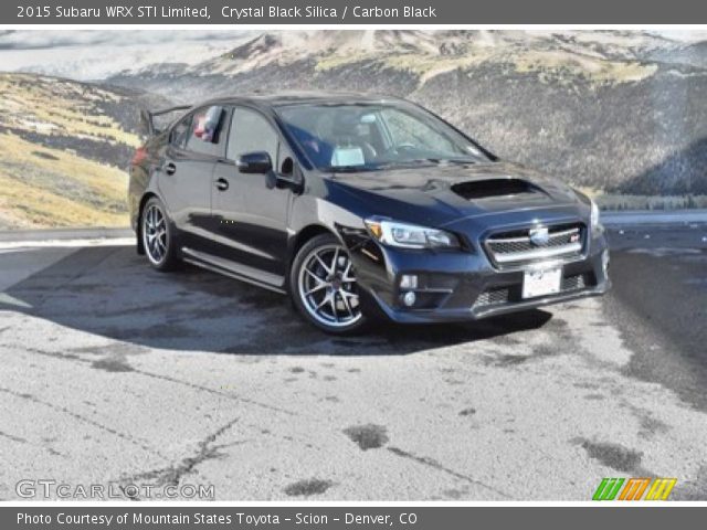 2015 Subaru WRX STI Limited in Crystal Black Silica