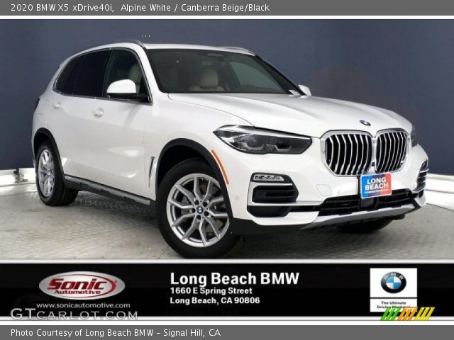 2020 BMW X5 xDrive40i in Alpine White
