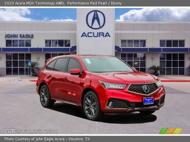 2020 Acura MDX Technology AWD in Performance Red Pearl