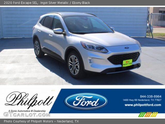 2020 Ford Escape SEL in Ingot Silver Metallic