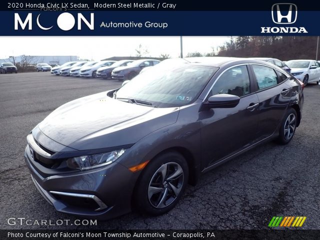 2020 Honda Civic LX Sedan in Modern Steel Metallic