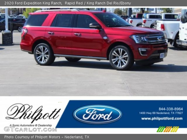 2020 Ford Expedition King Ranch in Rapid Red