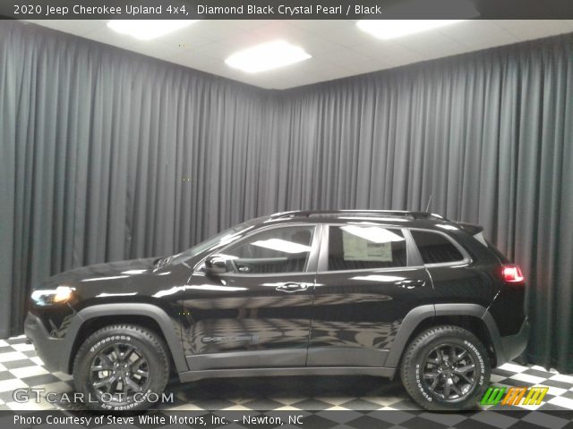 2020 Jeep Cherokee Upland 4x4 in Diamond Black Crystal Pearl