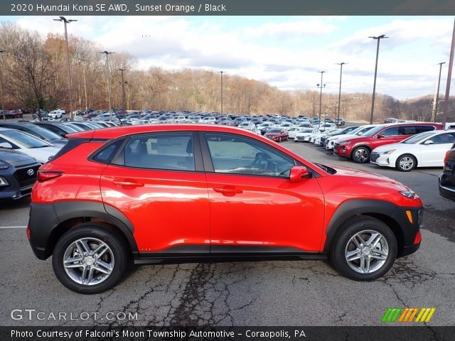 2020 Hyundai Kona SE AWD in Sunset Orange