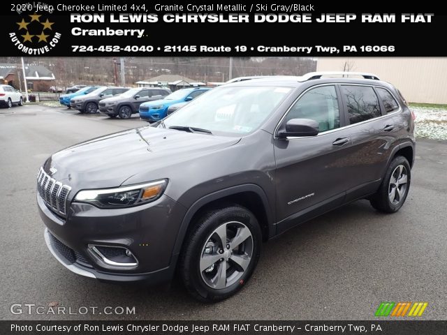 2020 Jeep Cherokee Limited 4x4 in Granite Crystal Metallic