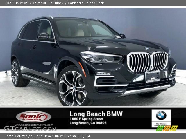 2020 BMW X5 xDrive40i in Jet Black