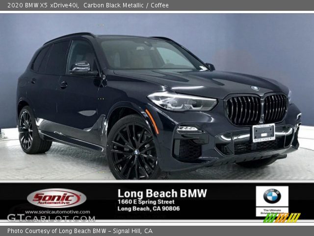 2020 BMW X5 xDrive40i in Carbon Black Metallic