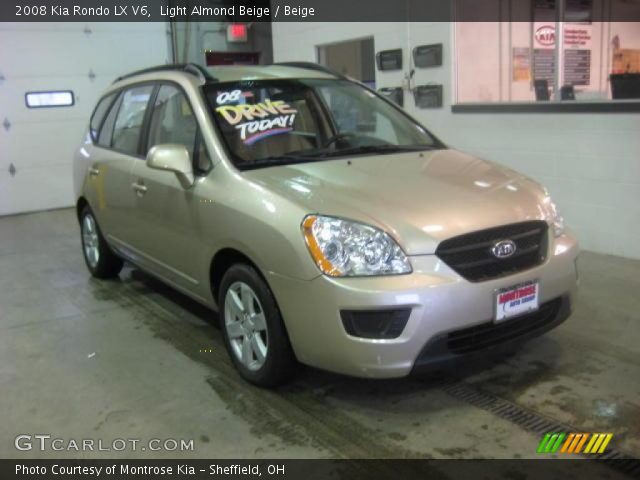 2008 Kia Rondo LX V6 in Light Almond Beige