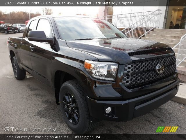 2020 Toyota Tundra SX Double Cab 4x4 in Midnight Black Metallic