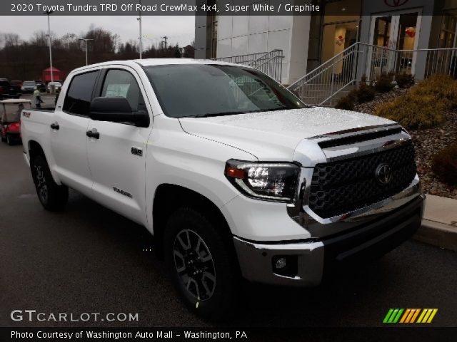 2020 Toyota Tundra TRD Off Road CrewMax 4x4 in Super White
