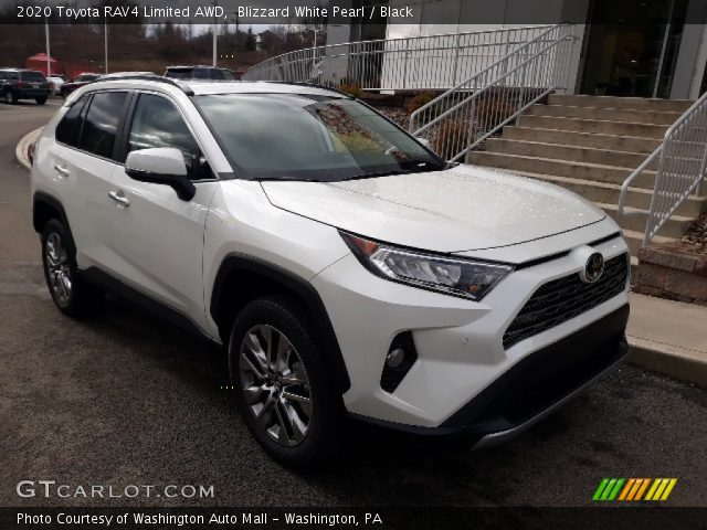 2020 Toyota RAV4 Limited AWD in Blizzard White Pearl