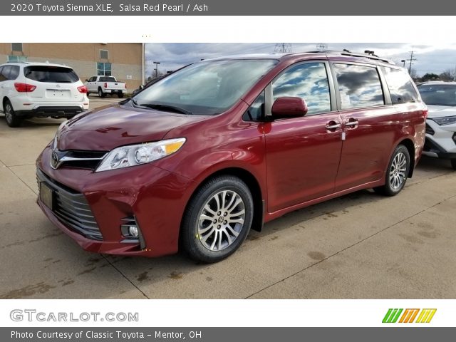2020 Toyota Sienna XLE in Salsa Red Pearl