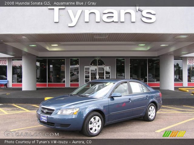 2008 Hyundai Sonata GLS in Aquamarine Blue