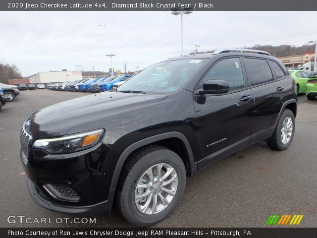 2020 Jeep Cherokee Latitude 4x4 in Diamond Black Crystal Pearl