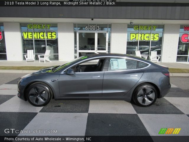 2018 Tesla Model 3 Long Range in Midnight Silver Metallic