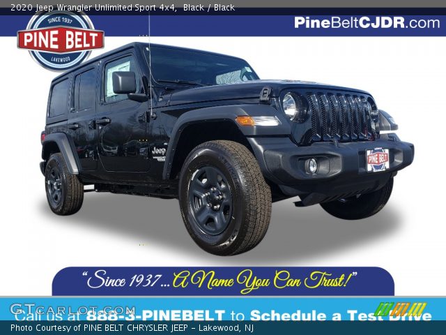2020 Jeep Wrangler Unlimited Sport 4x4 in Black
