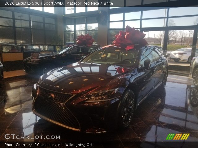 2020 Lexus LS 500 F Sport AWD in Matador Red Mica