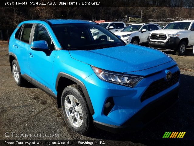 2020 Toyota RAV4 XLE AWD in Blue Flame
