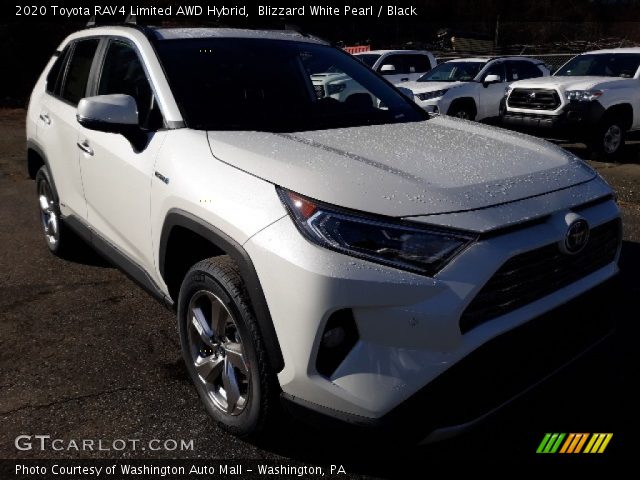 2020 Toyota RAV4 Limited AWD Hybrid in Blizzard White Pearl