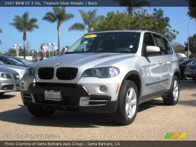 2007 BMW X5 3.0si in Titanium Silver Metallic