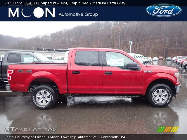 2020 Ford F150 XLT SuperCrew 4x4 in Rapid Red