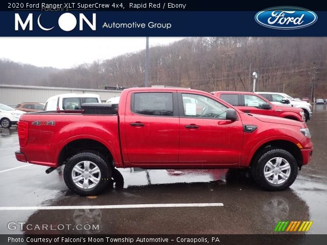 2020 Ford Ranger XLT SuperCrew 4x4 in Rapid Red