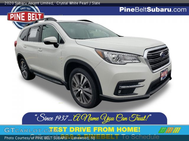 2020 Subaru Ascent Limited in Crystal White Pearl
