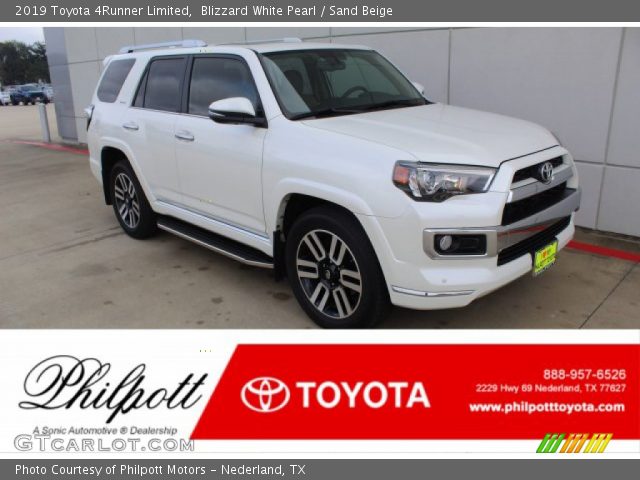 2019 Toyota 4Runner Limited in Blizzard White Pearl