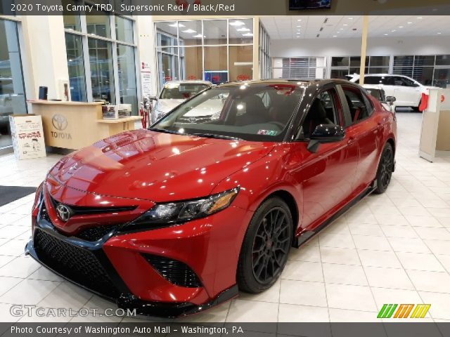 2020 Toyota Camry TRD in Supersonic Red