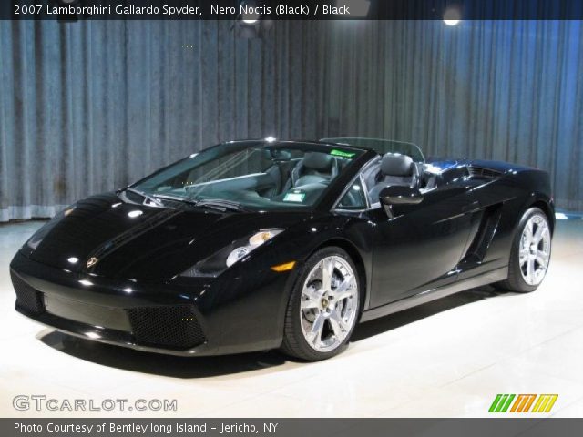 2007 Lamborghini Gallardo Spyder in Nero Noctis (Black)
