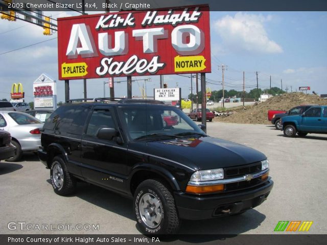 2003 Chevrolet Blazer LS 4x4 in Black