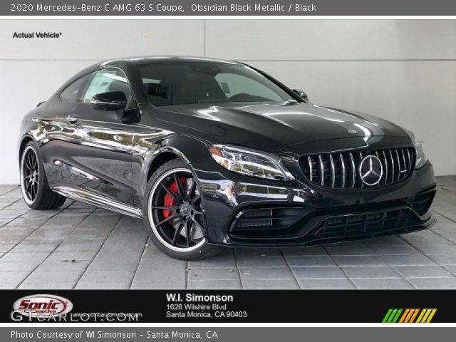 2020 Mercedes-Benz C AMG 63 S Coupe in Obsidian Black Metallic