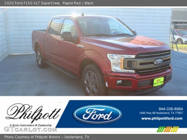 2020 Ford F150 XLT SuperCrew in Rapid Red