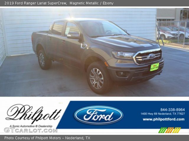 2019 Ford Ranger Lariat SuperCrew in Magnetic Metallic