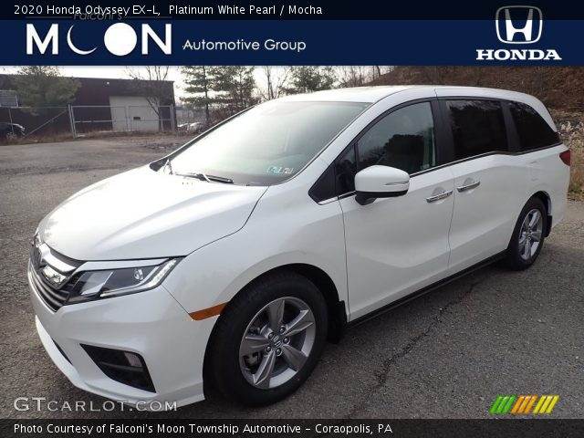 2020 Honda Odyssey EX-L in Platinum White Pearl