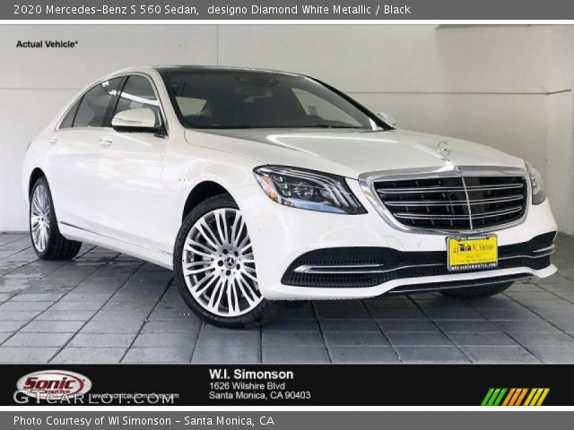 2020 Mercedes-Benz S 560 Sedan in designo Diamond White Metallic