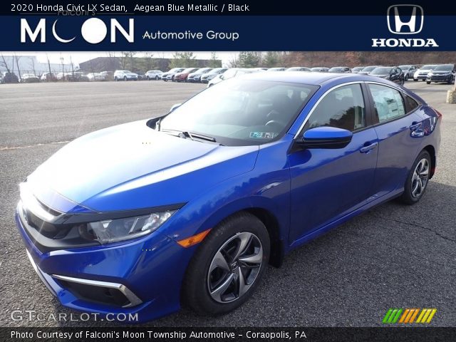 2020 Honda Civic LX Sedan in Aegean Blue Metallic