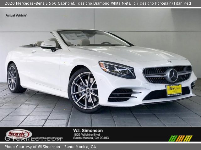 2020 Mercedes-Benz S 560 Cabriolet in designo Diamond White Metallic