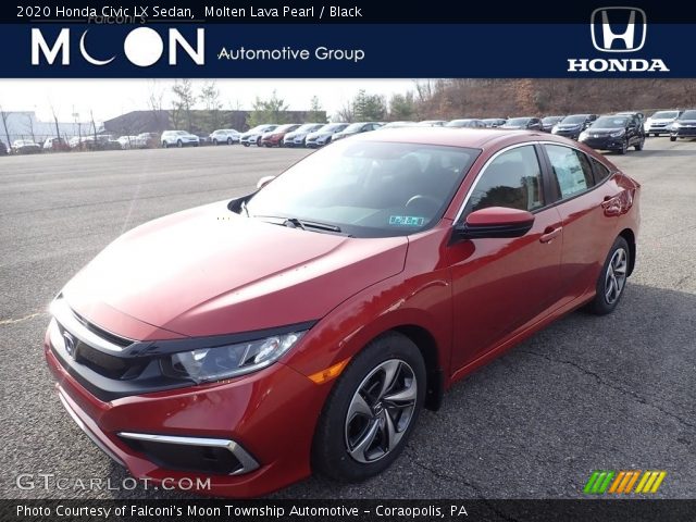 2020 Honda Civic LX Sedan in Molten Lava Pearl
