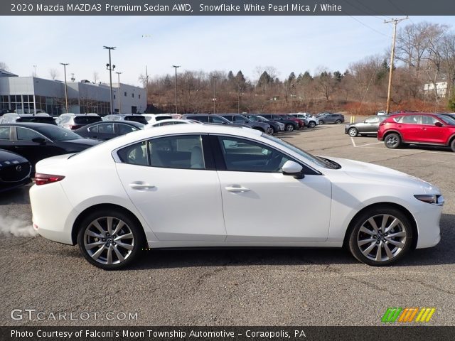 2020 Mazda MAZDA3 Premium Sedan AWD in Snowflake White Pearl Mica