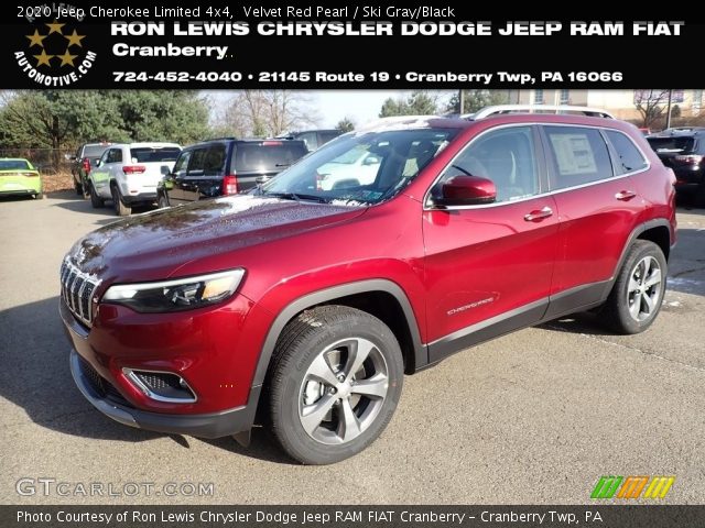 2020 Jeep Cherokee Limited 4x4 in Velvet Red Pearl