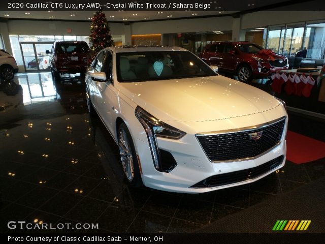 2020 Cadillac CT6 Luxury AWD in Crystal White Tricoat